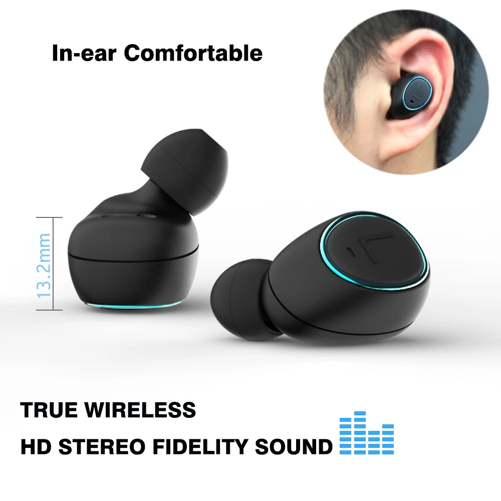 HTK18 TWS беспроводные наушники 5,0 спортивные bluetooth-наушники глубокий бас стерео звук наушники pk i14 i20 i60 i80 airdots наушники