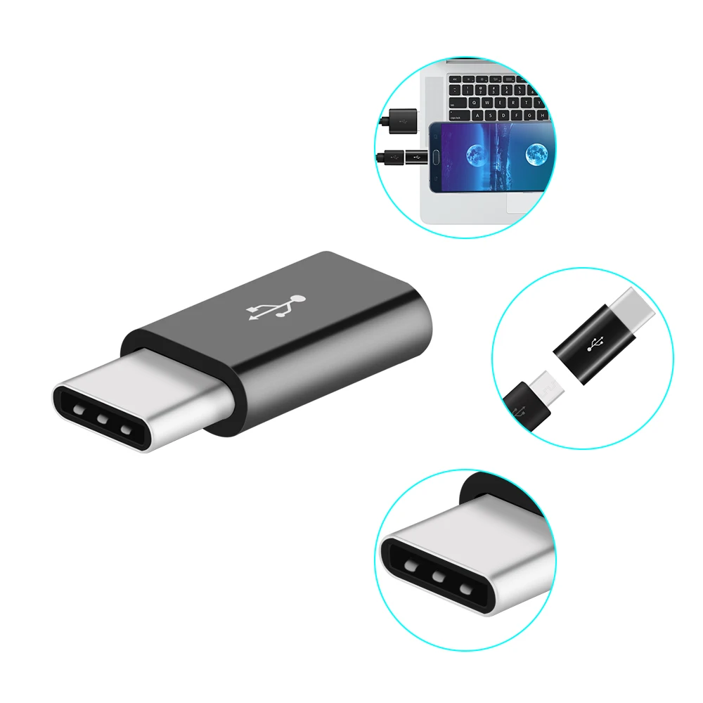 FORNORM микро флеш накопитель USB с гнездовым для C Мужской 3 1 конвертер адаптер данных