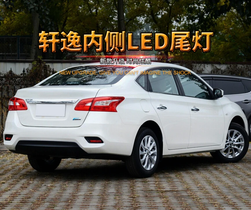 Светодиодная задняя лампа sentra, автомобильные аксессуары, тормозной светильник sentra,~, дневной ходовой светильник sentra, противотуманная фара для Sylphy sentra