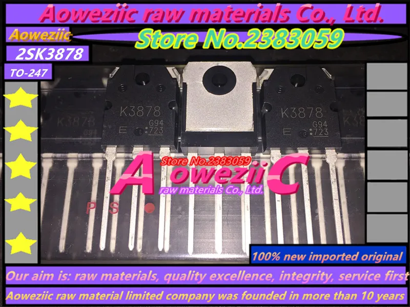 Aoweziic+ импортный K3878 2SK3878 до-247 n-канальный MOS Тип переключателя регулятора приложения 9A 900 в
