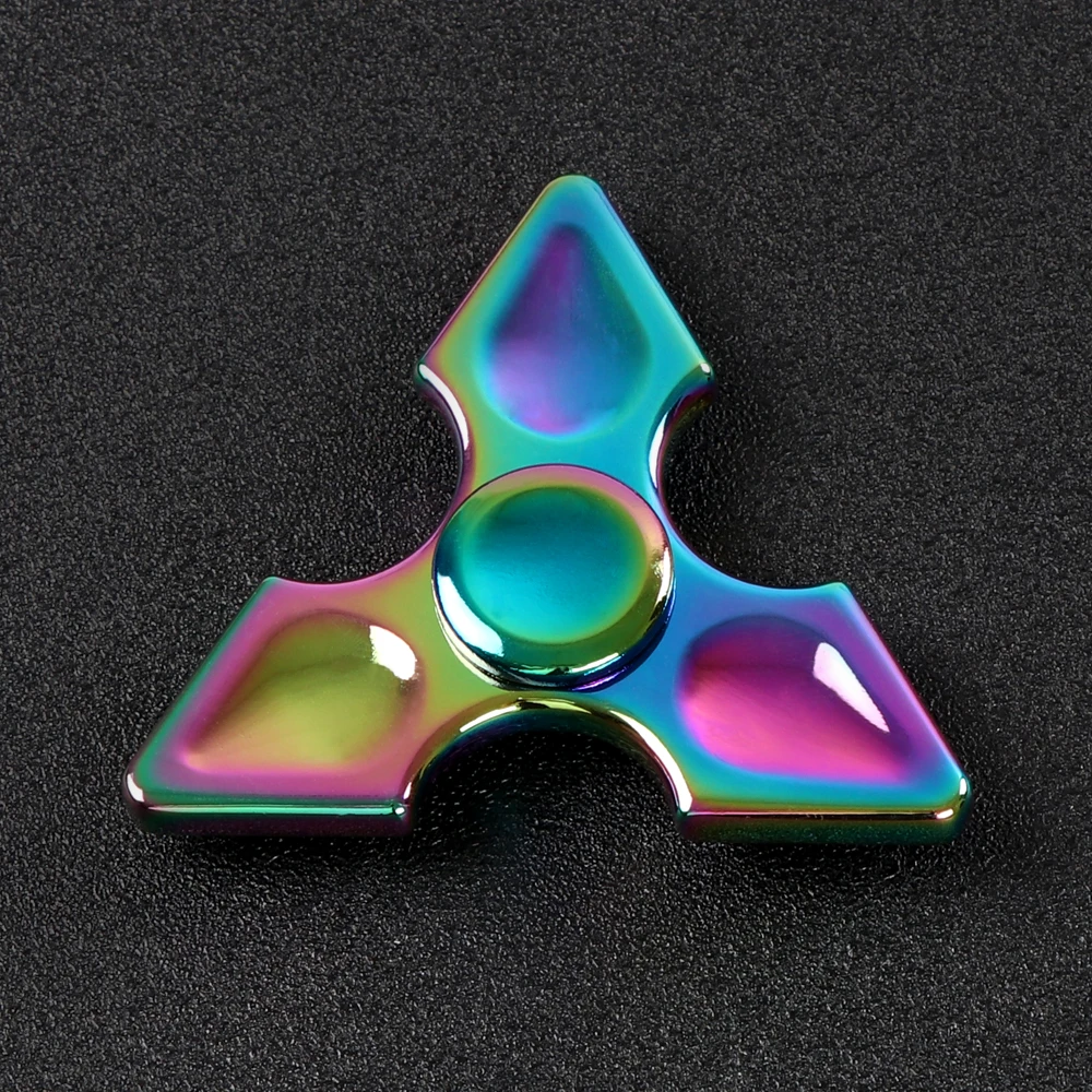 Красочные Спиннеры сплава Радуга металла гироскоп ручной Spinner spiners аутизм СДВГ