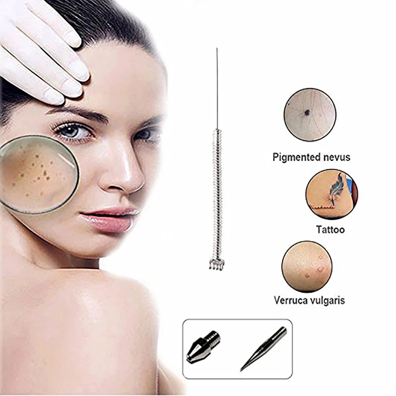 5 Set Plasma Pen Mole Dark Spot Remover Replace Needles Fine Needle And Coarse For Freckle Face Wart Skin Tag | Красота и здоровье