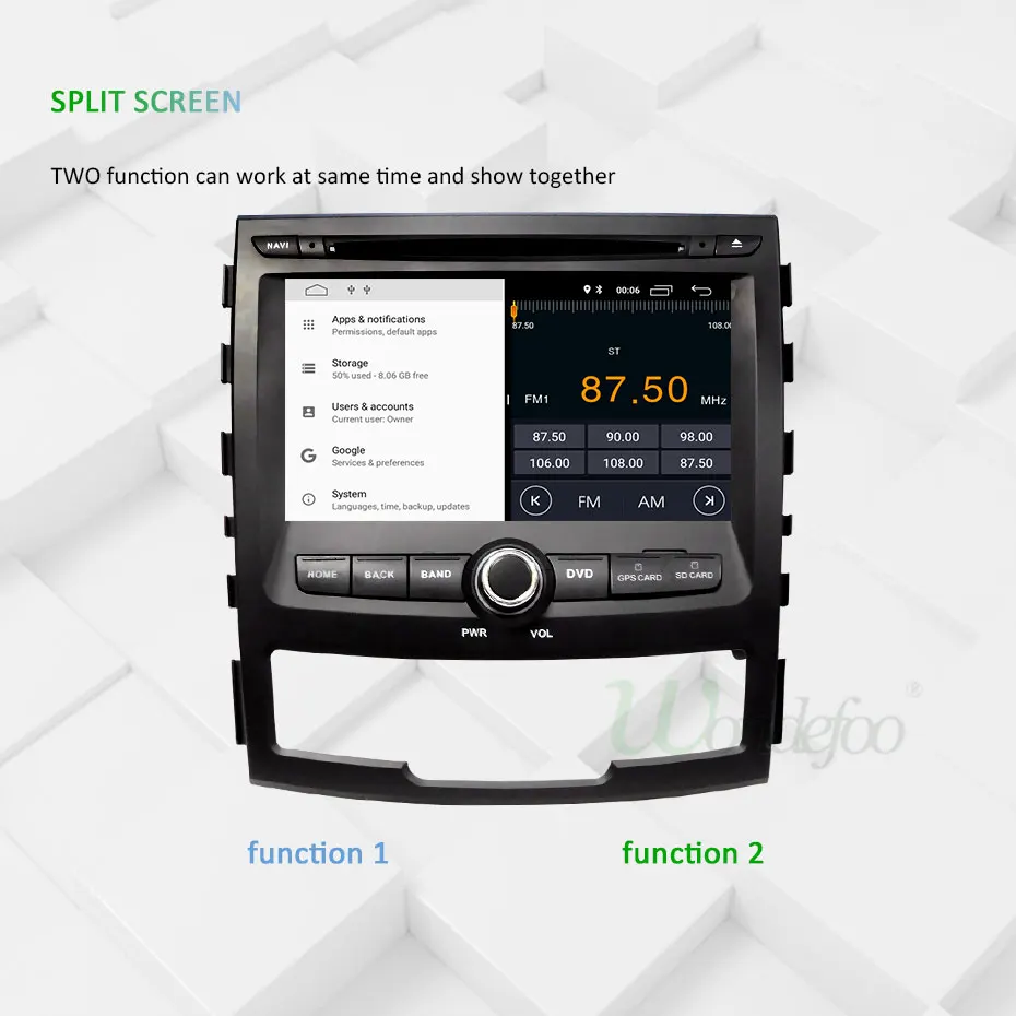 DSP ips экран 4 г Android 9,0 AV выход автомобиля gps для SSANGYONG KORANDO DVD плеер навигации радио мультимедиа sterero
