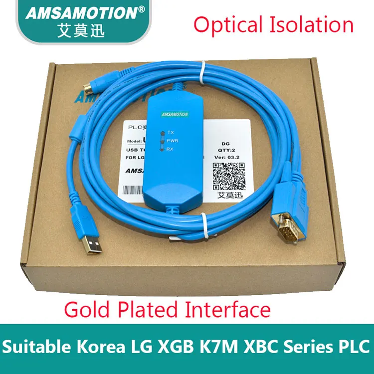 Isolation Version Подходит для LG LS XBC XBM K7M серии PLC Кабель для программирования USB-LG-XGB - Цвет: Isolation Version