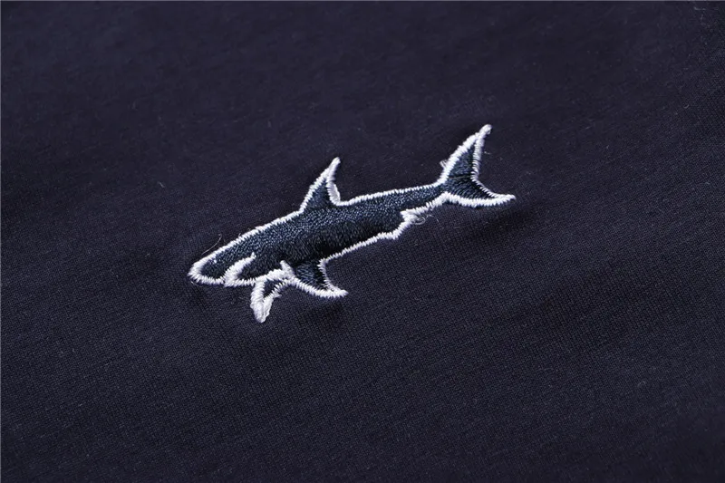 Мужская рубашка Поло, хлопок, Tace& shark, рубашка поло, новинка, Качественная мужская рубашка поло с вышивкой, модная мужская одежда