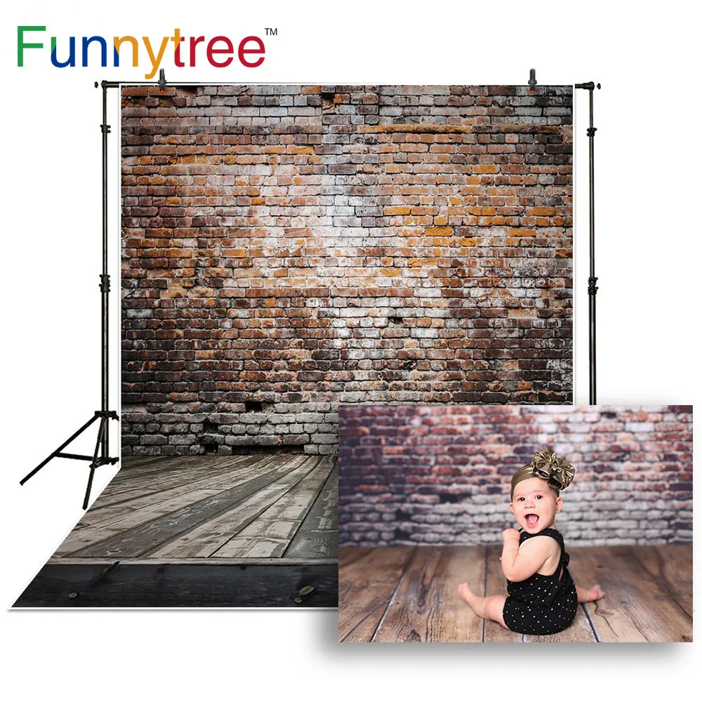 Фон Funnytree для фотостудии винтажный Старый кирпичный фотографический фон|Фон