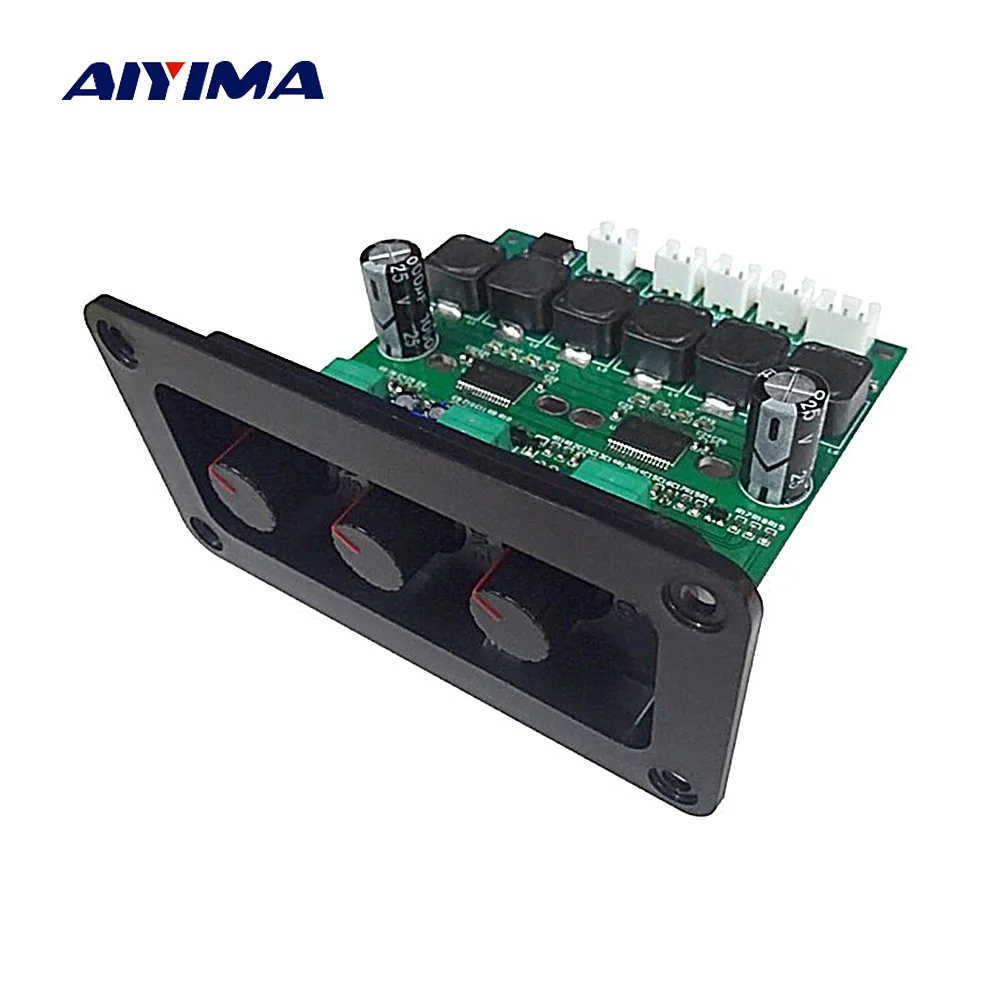 

Плата усилителя сабвуфера AIYIMA TPA3118DD2, 30 Вт x2 + 60 Вт, Hi-Fi усилитель высокой мощности TPA3118D 2,1, цифровые аудиоусилители с панелью