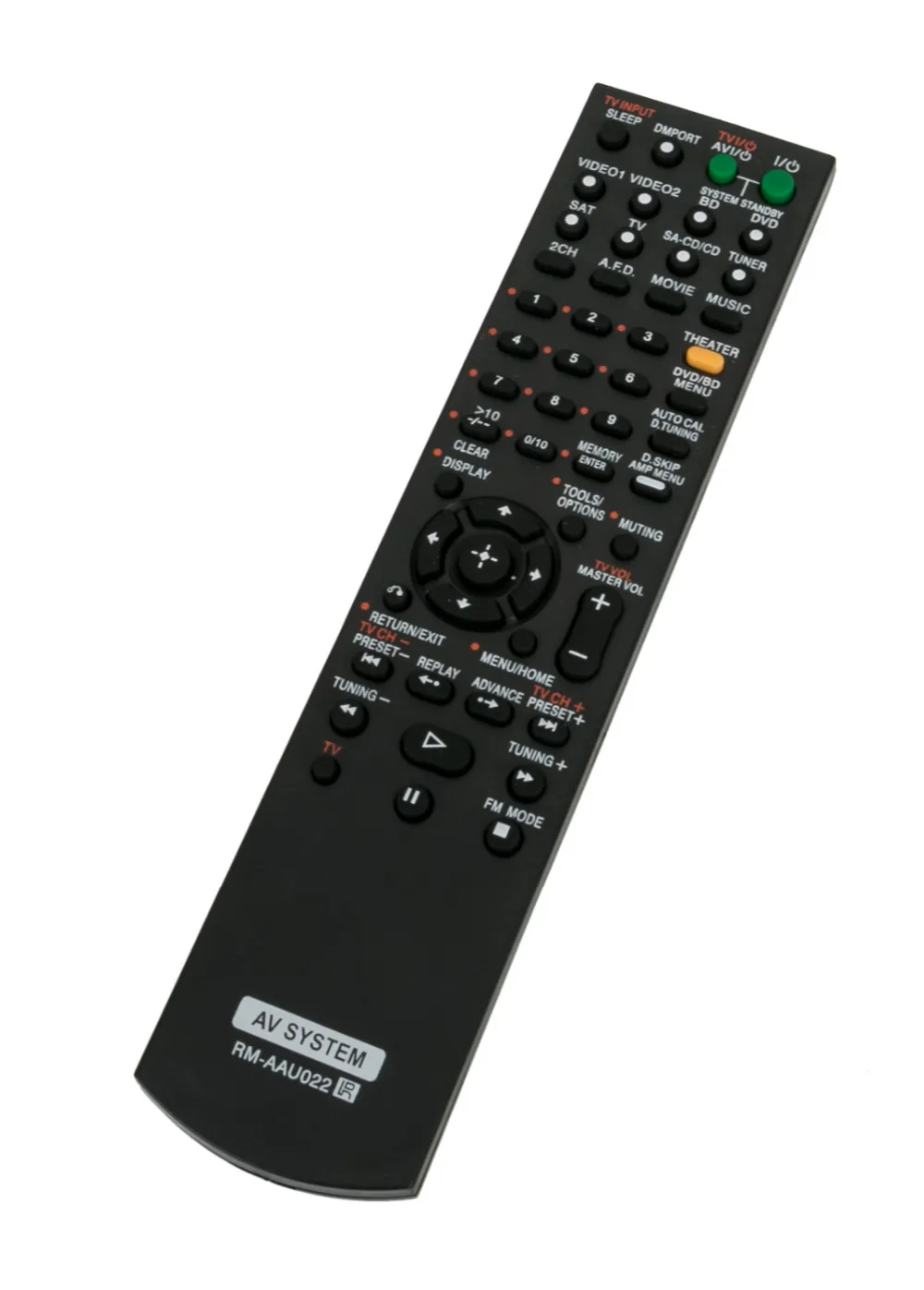 Новый пульт дистанционного управления для системы домашнего кинотеатра SONY RM-AAU022
