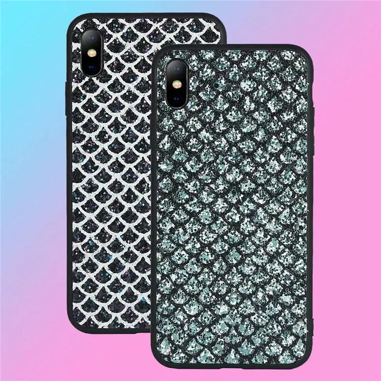 Блестящий чехол Fish Scale для OPPO A59 F5 F9 F11 Pro Oppo A3S A7 Realme 3 C2 задняя крышка|Бамперы| |