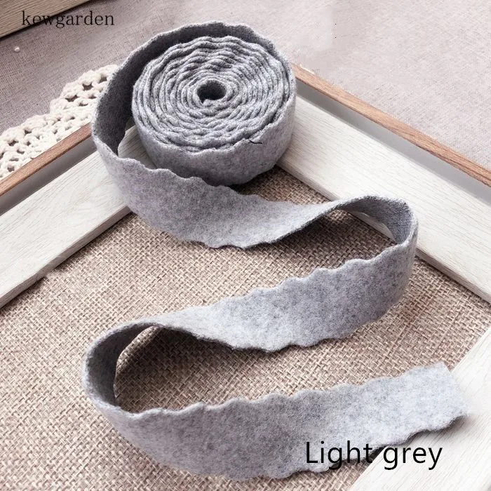 Kewgarden " 25 мм волнистые края шерсть атласные ленты DIY Бант хлопок лента вручную изготовленная лента брошь материал аксессуары Riband 5 метров