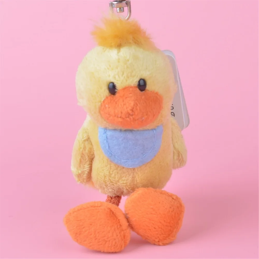 1 шт утка маленькая плюшевая подвесная игрушка Детская кукла брелок/брелок