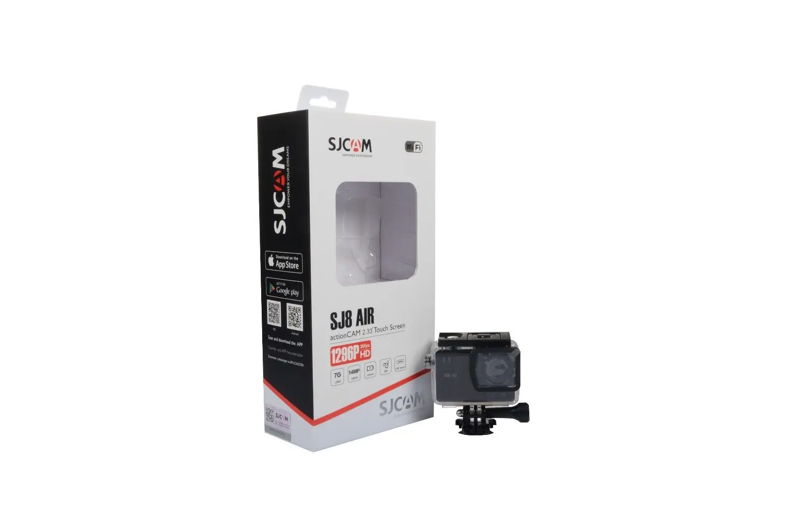 Экшн камера SJCAM SJ8Air сенсорный экран 14 МП Wi Fi 1200 мАч DV видеокамера дистанционное