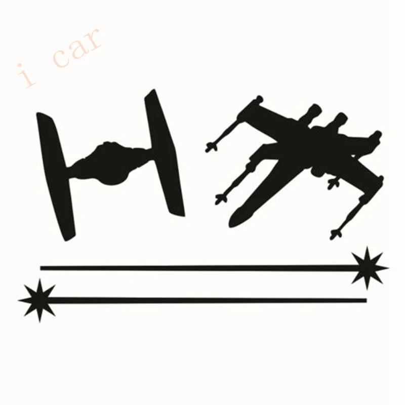 Наклейка s - X-Wing vs Tie Fighter на тему научной фантастики наклейка с изображением Lattop