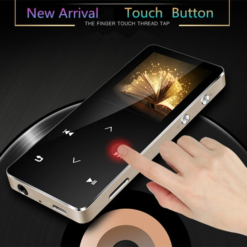 Askmeer Bluetooth MP3 плеер Hifi без потерь качества звука музыкальный 2 0 &quotЭкран 8 г Touch ключ