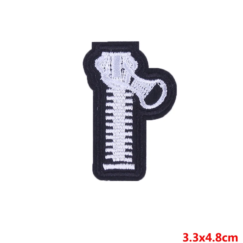 Хаки Prajna панк нашивки в виде сердца Дары смерти железные нашивки для одежды вышитые нашивки на одежду Аппликация DIY нашивки значки - Цвет: Хаки