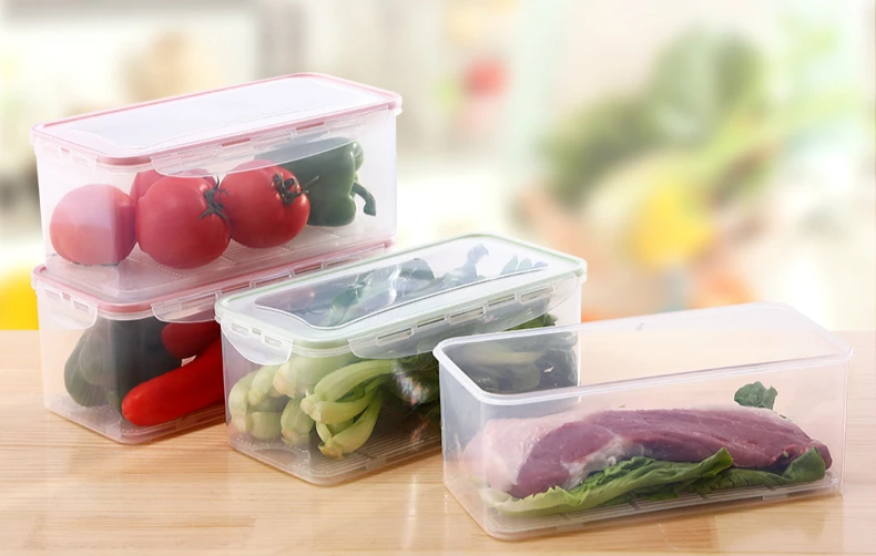 Bento Ланч-бокс для готовки еды ланч-контейнер-холодильник OrganizerDrain Drying Crisper Tiffin box Контейнер для хранения еды