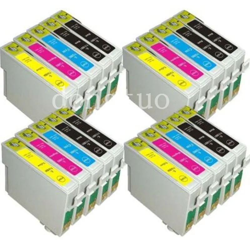 20x Compatible T0711 T0712 T0713 T0714 Ink cartridges for ink stylus DX8400 DX8450 DX9400 DX9400F with chip BX600FW BX610FW | Компьютеры и
