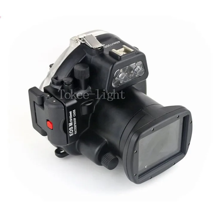 40M 130ft Underwater Waterproof Housing Diving Camera Case Bag for Canon EOS M EOS-M EOS-M2 II fit 18-55mm lens | Электроника