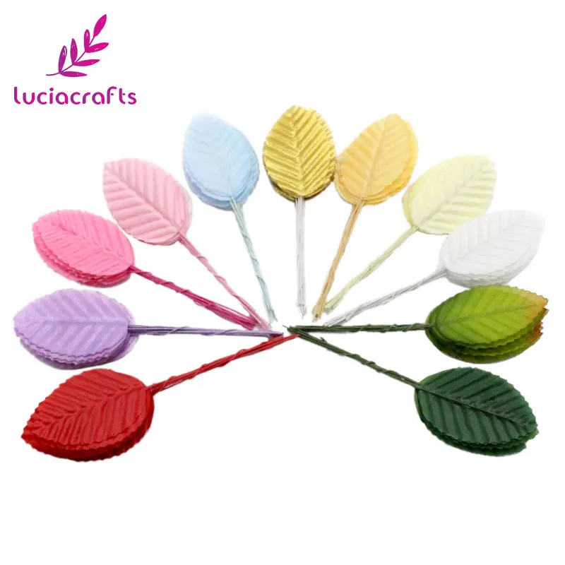 Искусственные листья Lucia crafts приблизительно 4 8*3 см Искусственный лист нейлона с