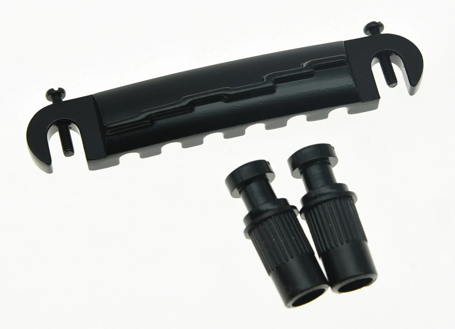 

KAISH Black Electric Guitar Wraparound Bridge Tailpiece fit LP JR