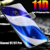 11d front back full soft silicone tpu clear film for xiaomi mi 9t pro redmi k20 pro k20 hydrogel sticker screen protector