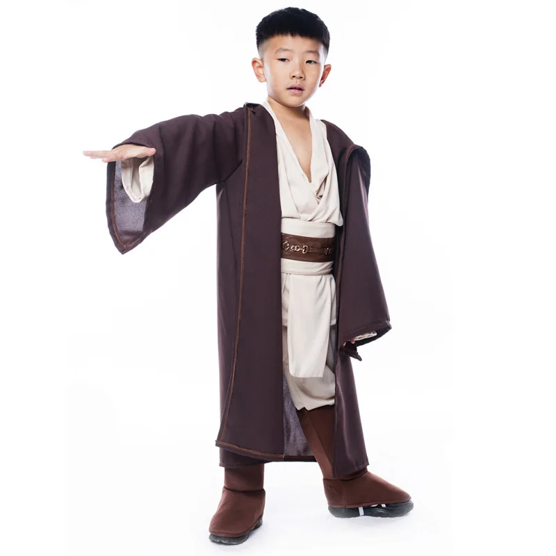 Звездные войны Obi Wan Kenobi рыцарь джедай карнавальный костюм наряд Детский на