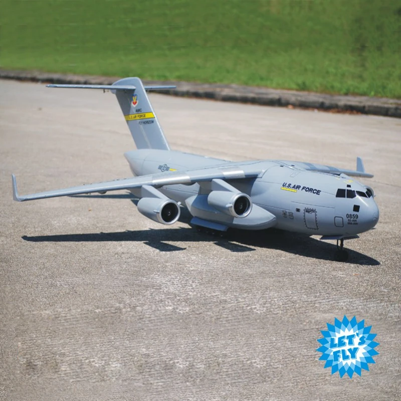 Самолет на радиоуправлении C17 военный самолет Аэробус Aieliner 2 4 ГГц 7 каналов