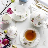 english afternoon tea set home european small luxury bone china coffee set coffee cup ceramic gift box