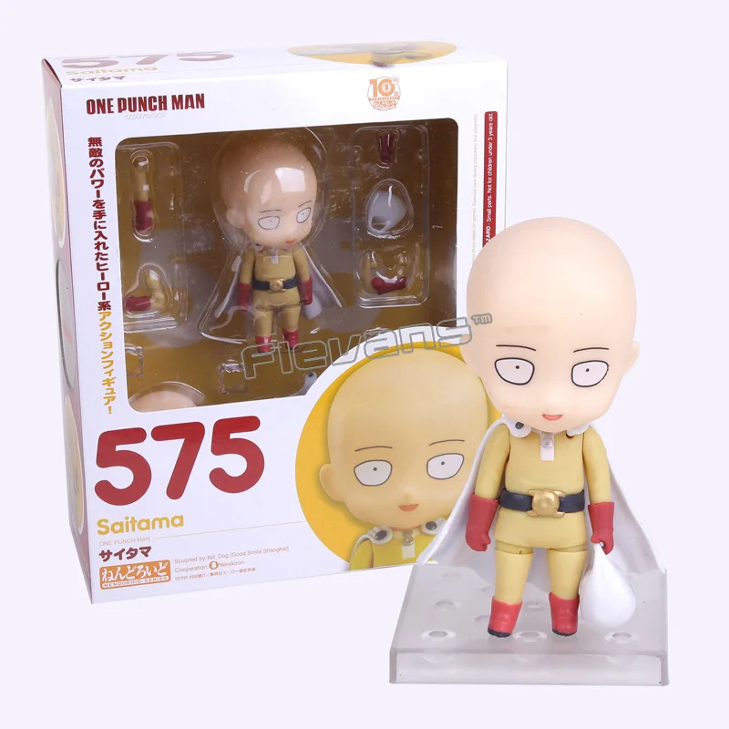 Nendoroid 575 ONE PUNCH MAN Сайтама ПВХ Эктон фигурка Модель Коллекция игрушек " 10 см