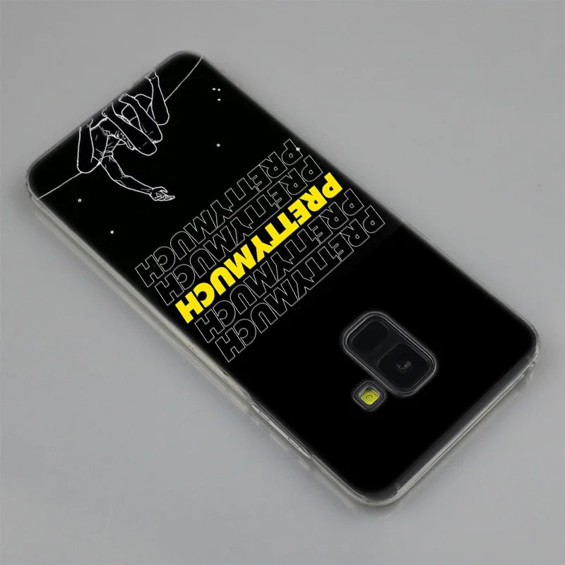 PrettyMuch Band Силиконовый чехол для Samsung Galaxy A50 A30 A10 A40 A6 A8 плюс A20 E A5 A7 2018 2017 2016