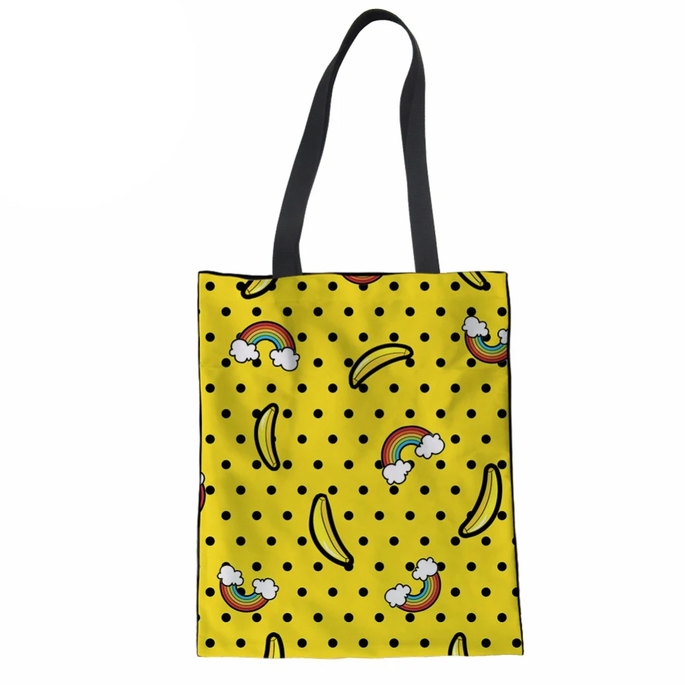 Женские сумки Channels с принтом банана сумка для девочек-подростков книг женская
