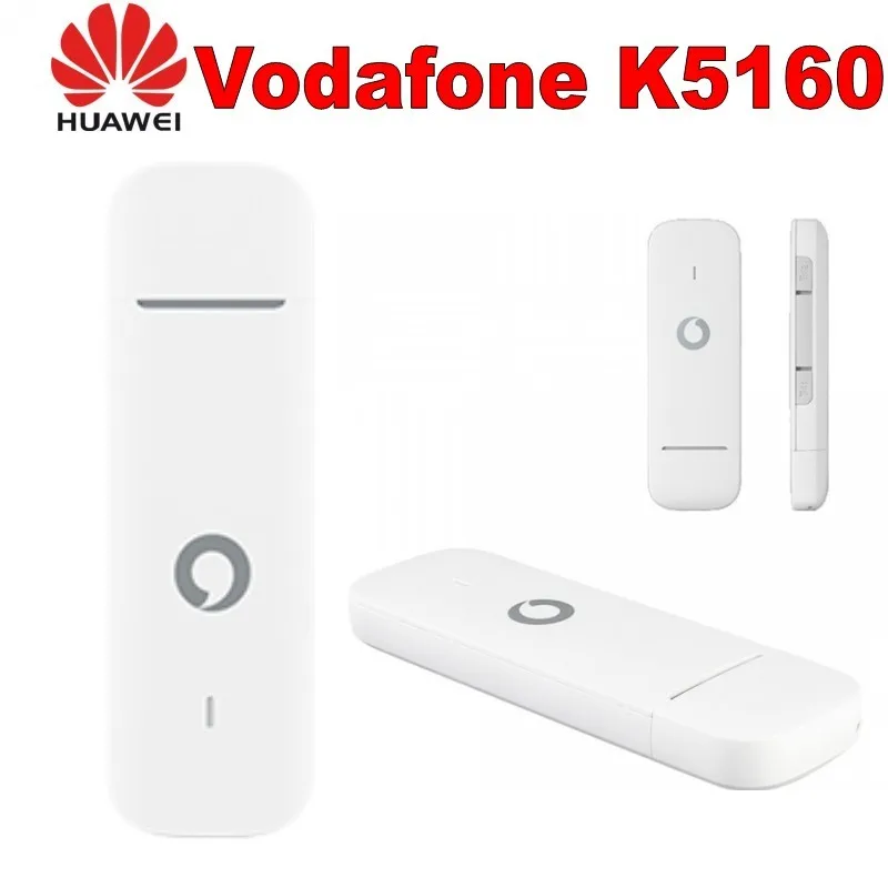 Разблокированный Huawei Vodafone K5160 с антенной 4G LTE Dongle мобильный широкополосный USB Modems