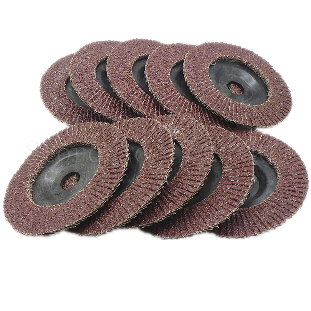 Угловая шлифовальная машина #80 10 шт. шлифовальный диск с откидной крышкой колесо