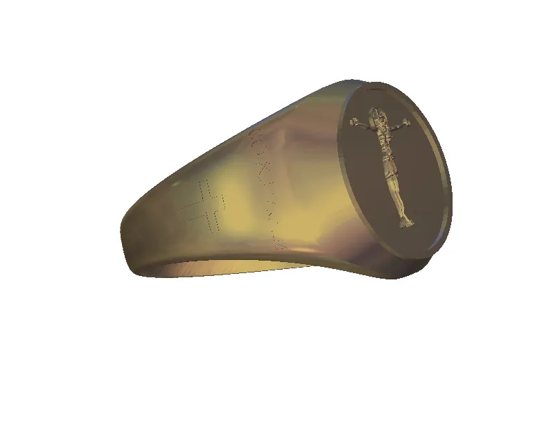 ЧПУ-роутер с кольцом Иисуса рельефная модель формат STL 3D artcam type 3 гравировка ЧПУ M214