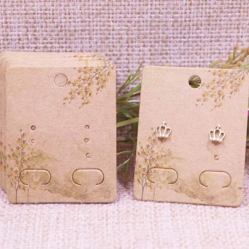 100 шт. новые ювелирные украшения сделай сам витрина для сережек 4x5 см Висячие