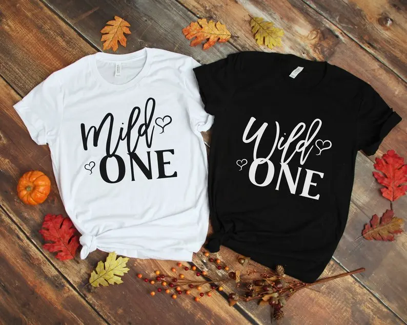 Футболка Skuggnas с надписью one Wild One рубашки Best Friend футболки модная одежда коротким