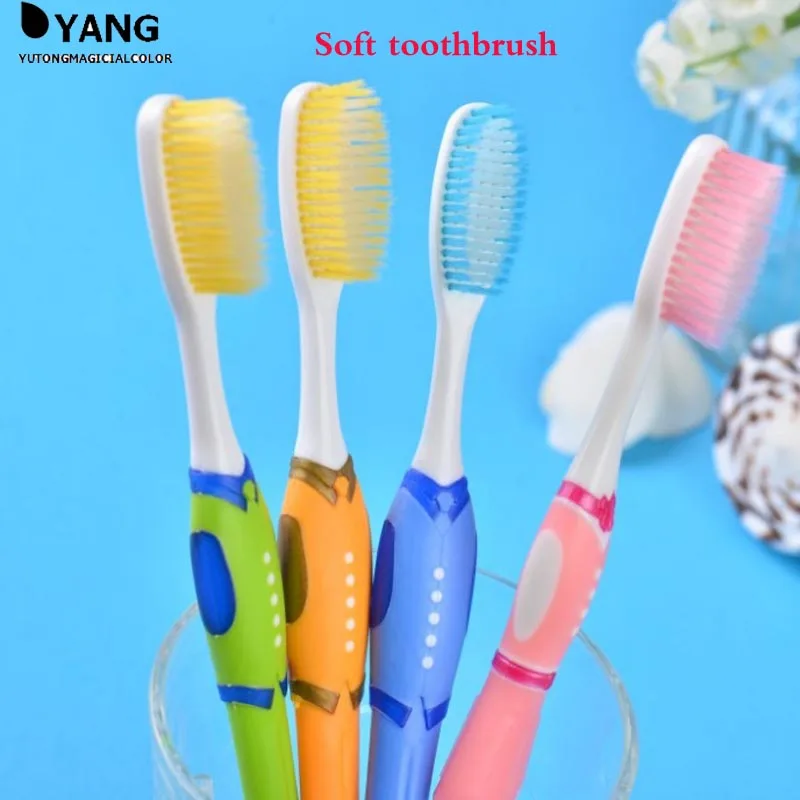 Два загружалась силиконовый нано взрослых Зубная щётка мягкая щетина два