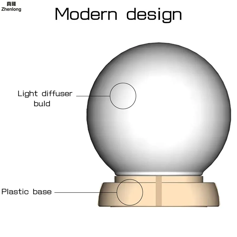 Настенный светильник для ванной комнаты светодиодный зеркальный 10 Вт настенные