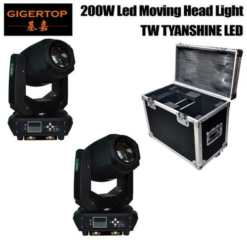 2 Gigertop TP-L660 светодио дный Вт светодиодный движущийся головной свет DMX512/Звук/Авто/мастер-раб управление 6/18 каналы 3 грань/6 граней объектив зум-фокус - Цвет: 2