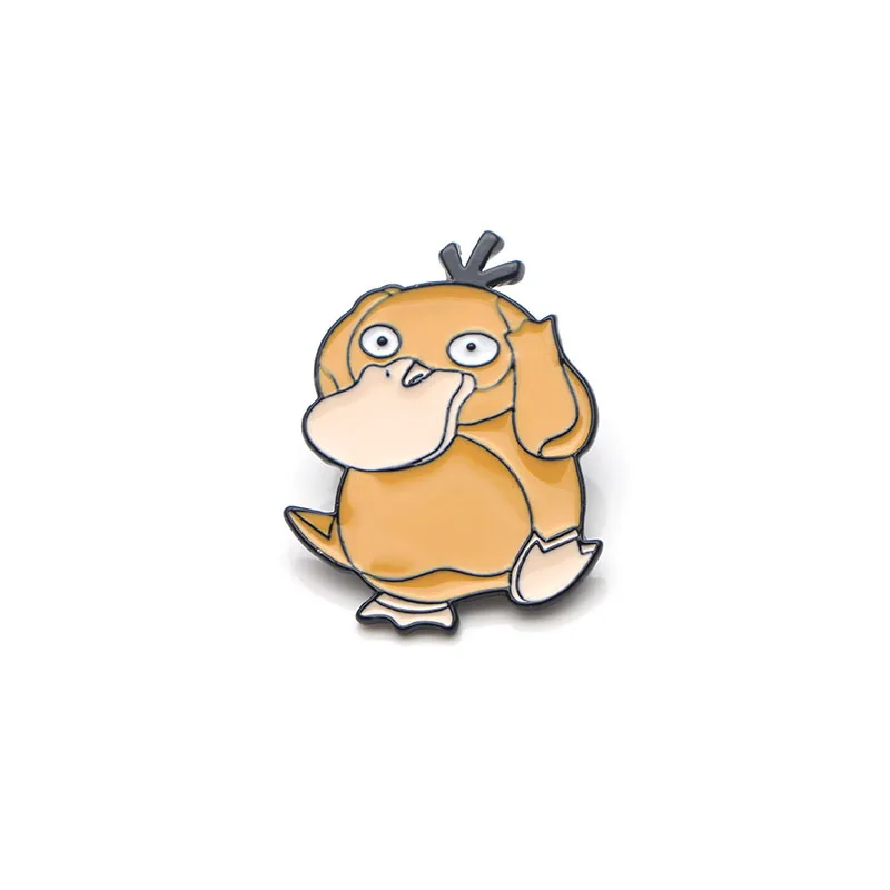 V122 Psyduck и милая сова забавные мультяшные эмалированные булавки и Броши Модные нагрудные булавки рюкзак сумки значок коллекция подарки 1 шт