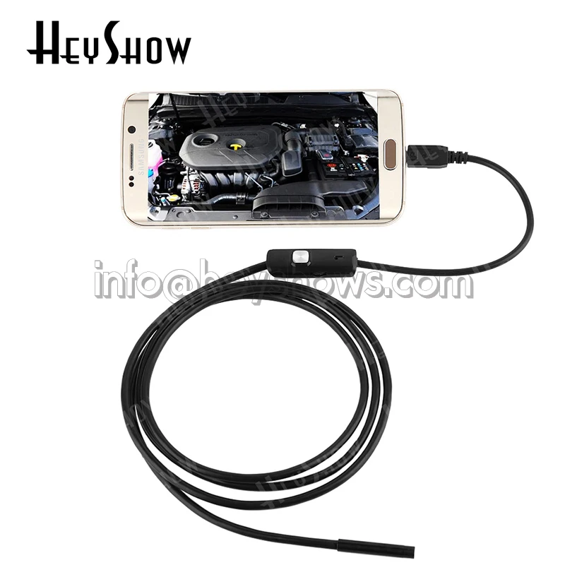 7 мм HD водонепроницаемый медицинский эндоскоп Android камера трубка видео мини Usb