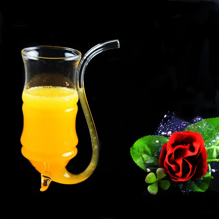 1 шт. новый хрустальный ночной бокал большого размера с соломенной чашкой для