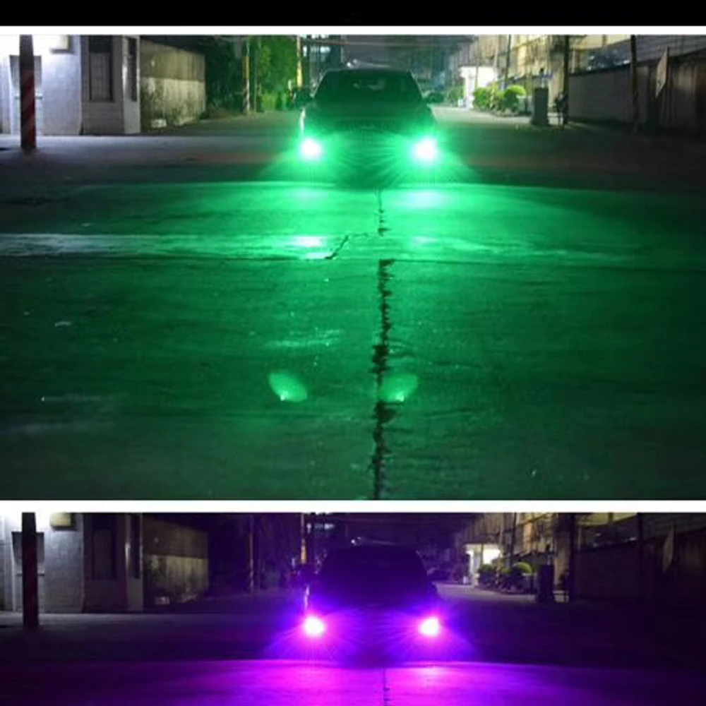 Dyoung 2 шт. h7 h4 RGB фара Лампа Комплект лампы H8 H11 H13 9005 9006 СВЕТОДИОДНАЯ Фара Bluetooth телефона управление светом звуком с can-bus