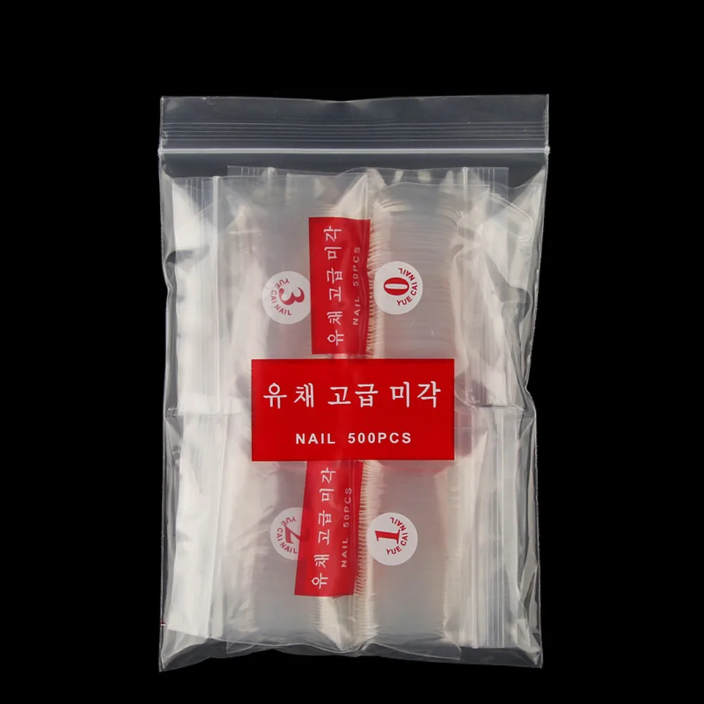 500 шт Искусственный подделка полный круглые акриловые УФ-гель украшения для