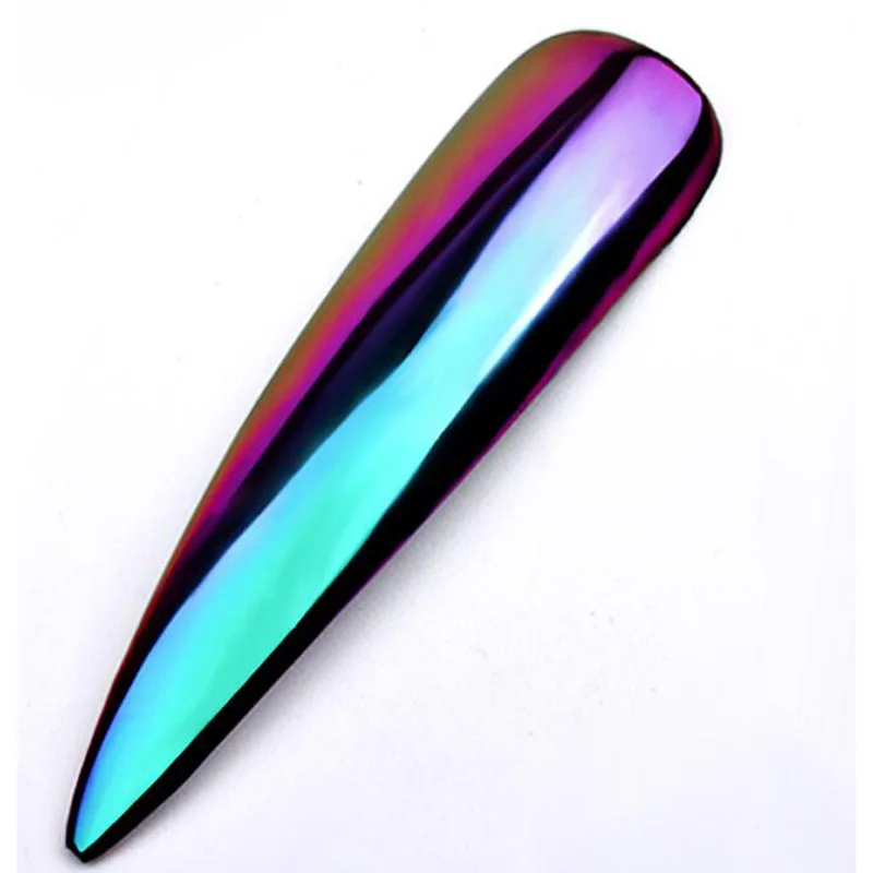 Bittb 8Colors Chameleon Nail Chrome Mirror Effect Pigment Glitter Powder Manicure Design Kit Holographic Dust | Красота и здоровье
