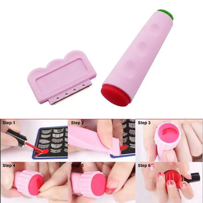 1 набор горячих ногтей штамп для Полировка печать штамповки и скребок наборы