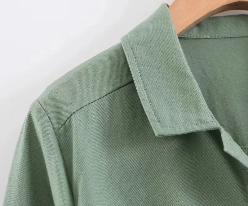 Jumpsuits for women vintage Military overalls long sleeve cargo jumpsuit lady pocket elastic wasit rompers womens jumpsuit