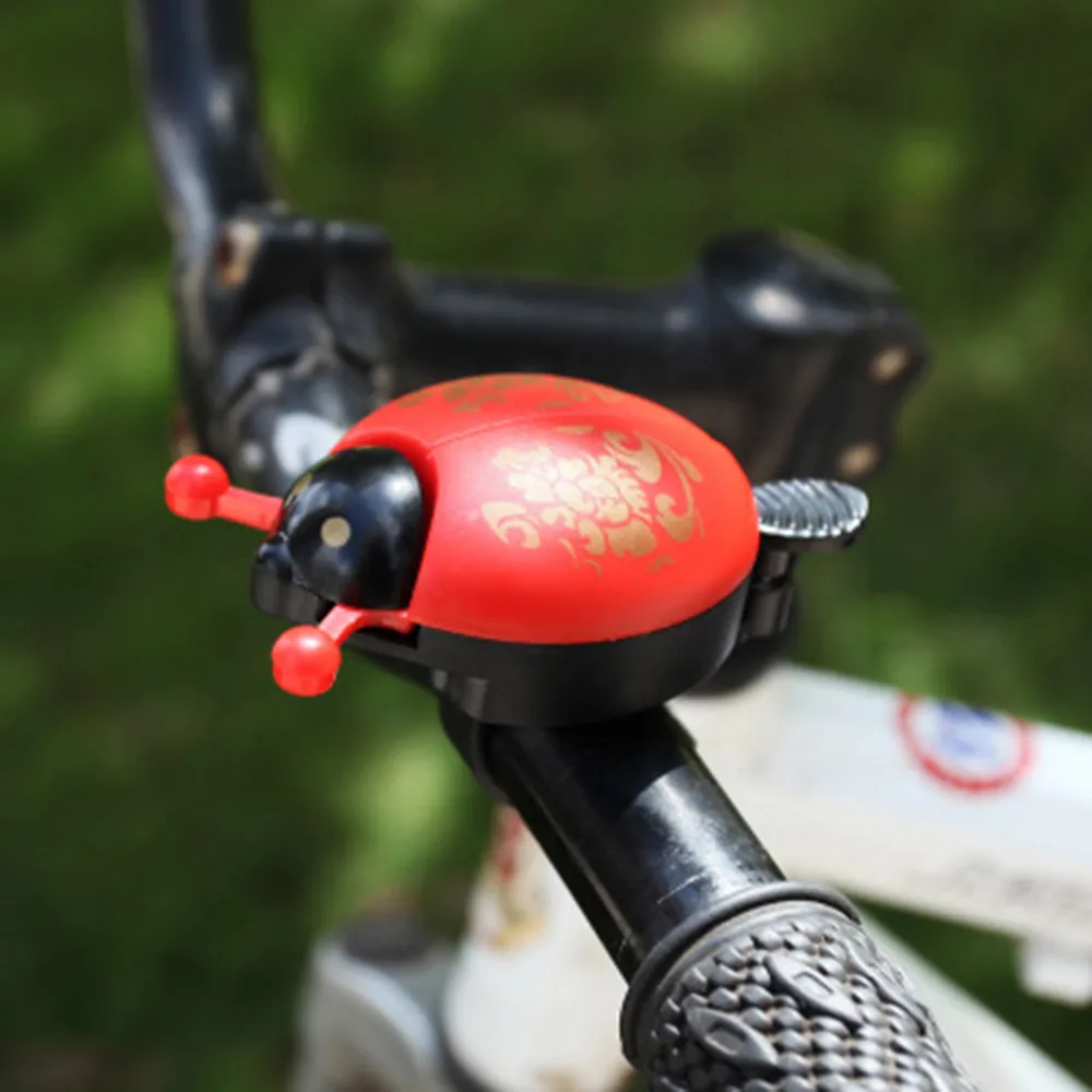 Lucu Sepeda Ladybug Bell Ladybird Alarm Sepeda Logam Stang Tanduk Aksesoris Sepeda Buzina De Bicicleta Alarme Sonnette