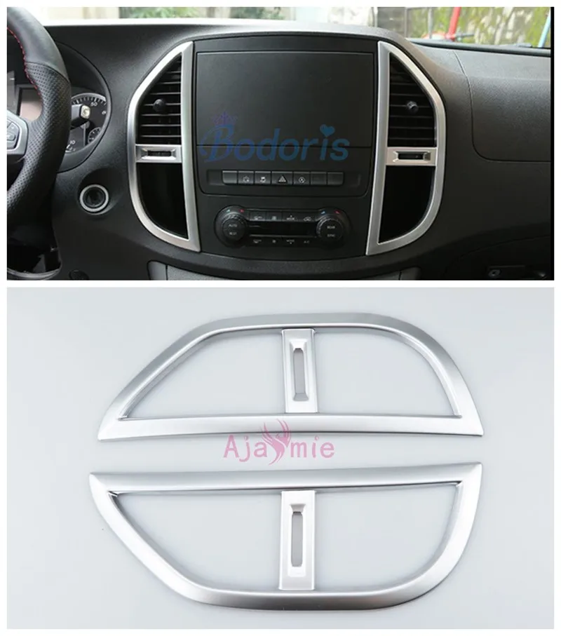 Для Mercedes Benz Vito W447 2014 2017 Средний контрольный Кондиционер AC Outlet Vent Cover Trim