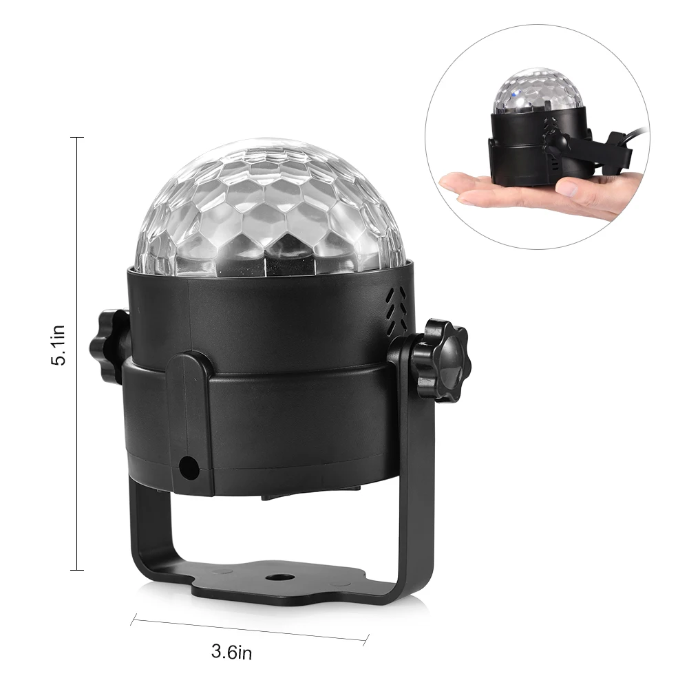 LED GLE 7 цветов Голосовое управление RGB светодиодсветодиодный сценические лампы